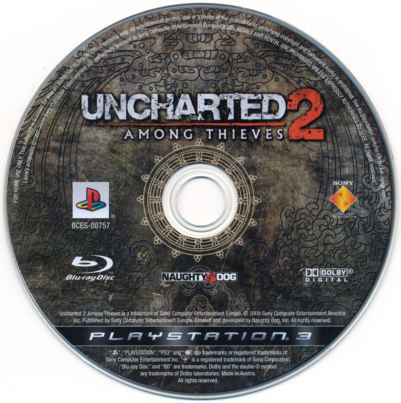 Лицензионный диск Uncharted 2 Among Thieves для PlayStation 3